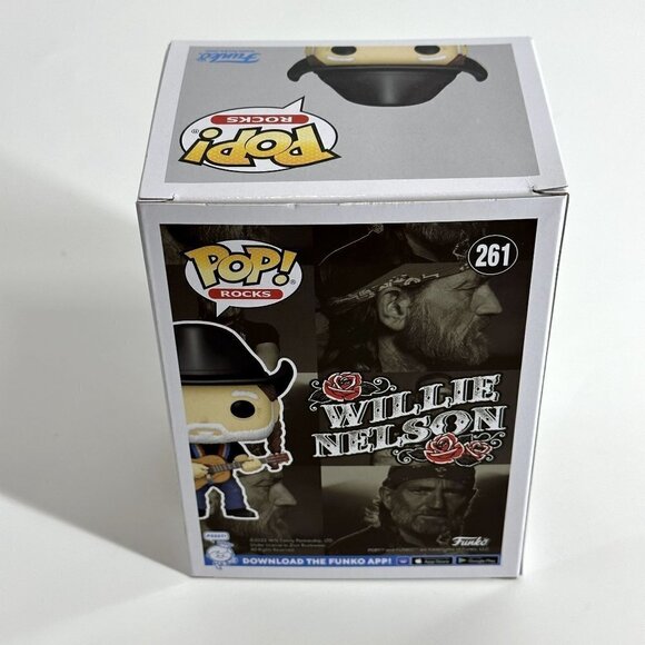 Funko POP! Willie Nelson Cowboy Hat #261 Walmart Exclusive - Picture 4 of 8